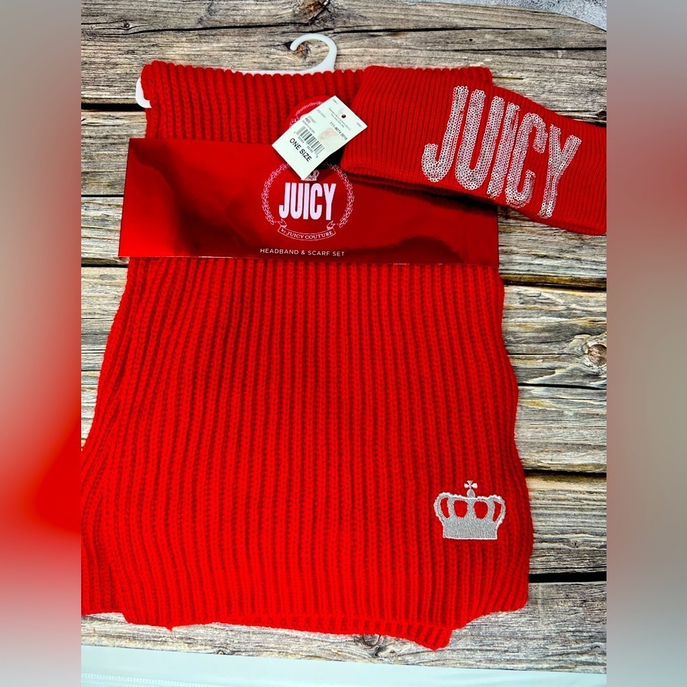 Juicy By Juicy couture women’s scarf and headband set​​​